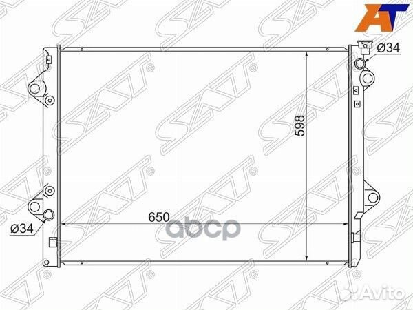Радиатор Toyota Land Cruiser Prado (J120,J150)