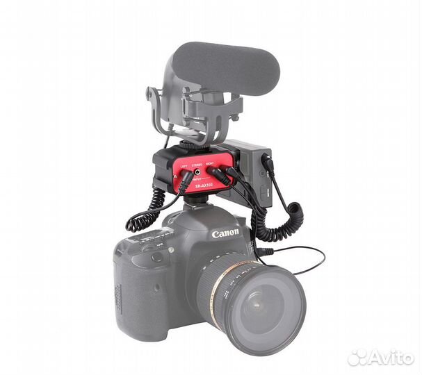 Двухканальный адаптер Saramonic SR-AX100 для микро