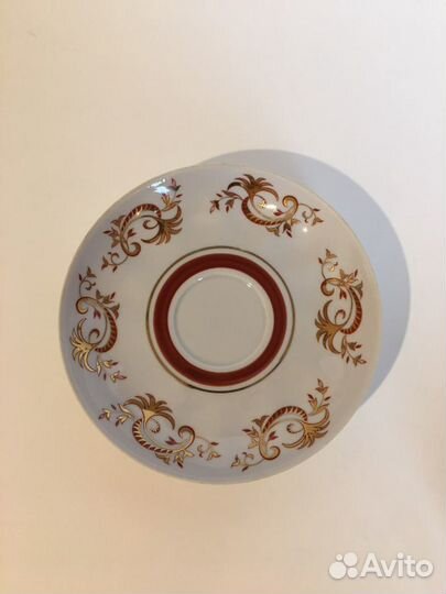 Сервиз чайный Дулево Тюльпан Золотое кружево