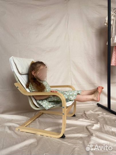 Детское кресло качалка IKEA поэнг
