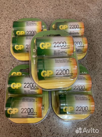 Аккумуляторные батарейки gp 2200mah
