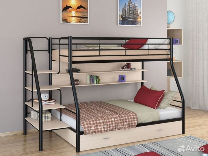 Кровать двухъярусная Толедо 1пя