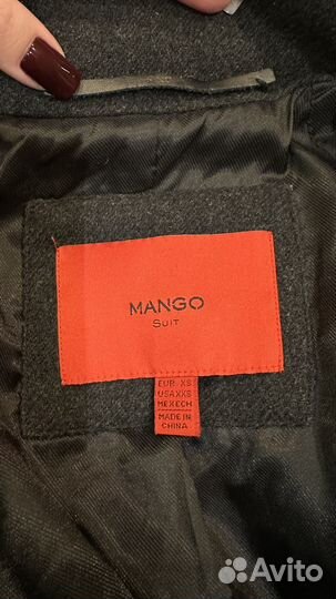 Пальто mango шерсть