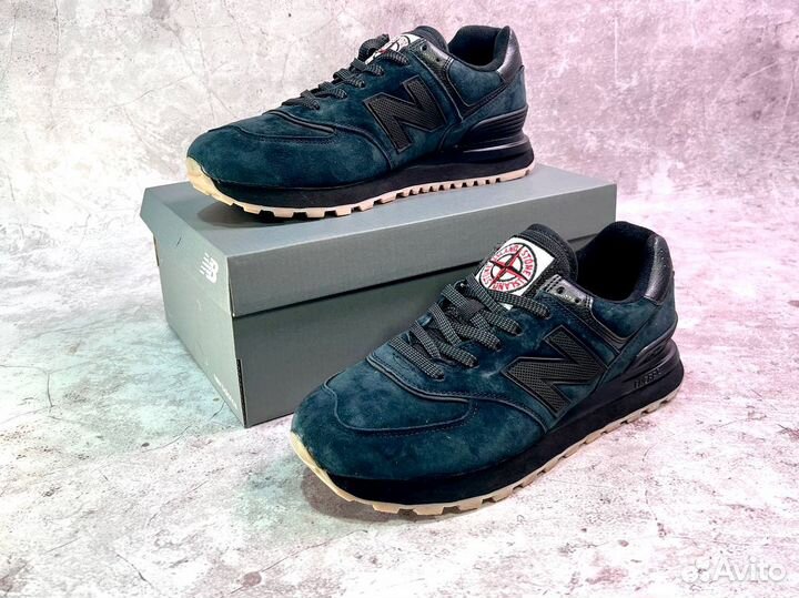 Кроссовки New Balance 574 Stone Island premium