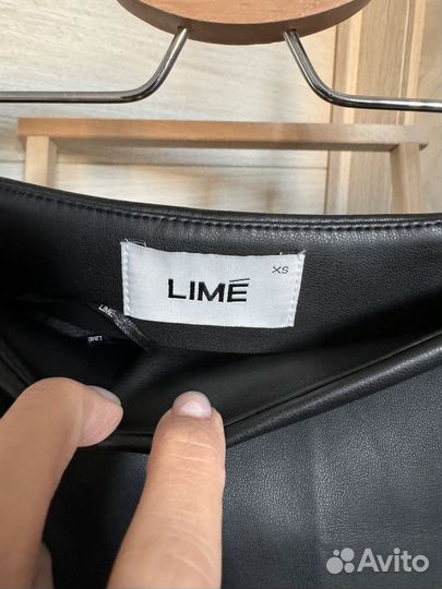 Юбка кожаная Lime