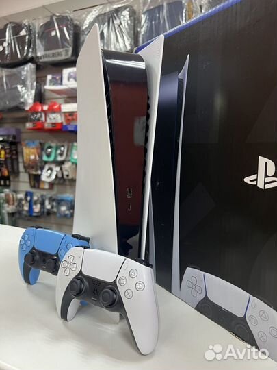 Sony PlayStation 5 825Gb 2 геймпада без дисковода