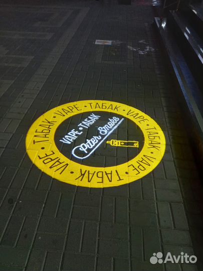 Яркий гобо-проектор для вашей рекламы