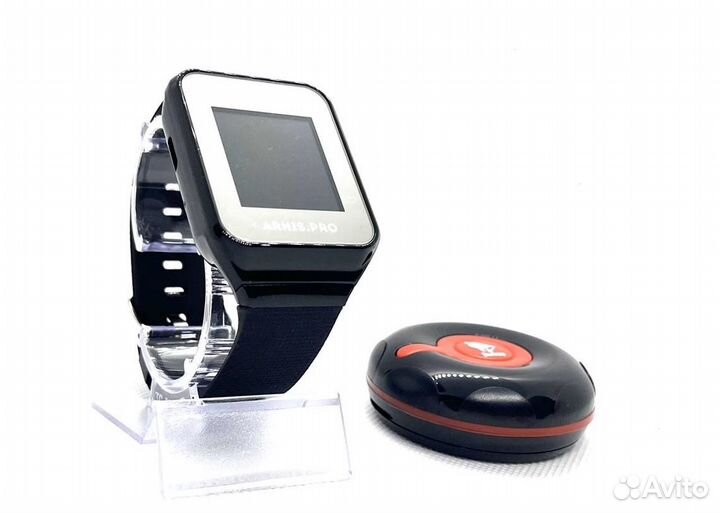 Кнопка вызова официанта персонала Классик и часы