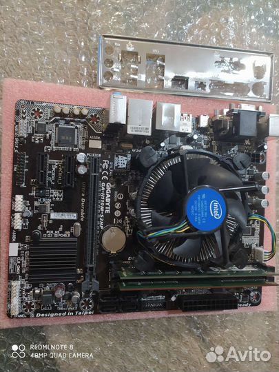 Сборка i3 7100 + мать + ddr4 8Гб (2х4) + кулер