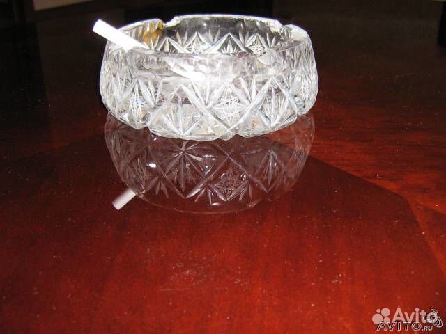 Хрустальная пепельница (Чехия)