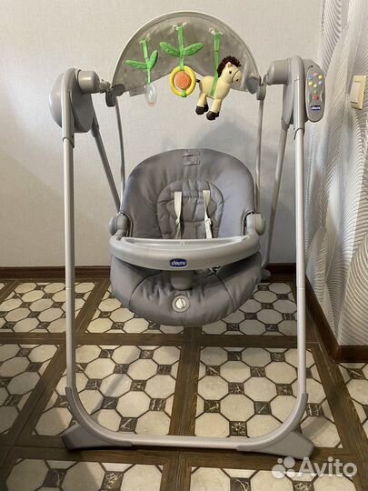 Качели электронные chicco polly swing up