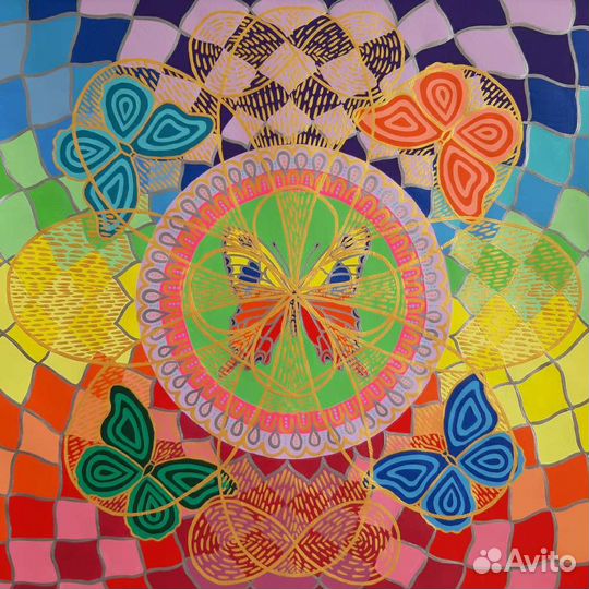 Картина на холсте, 80*80 см. 