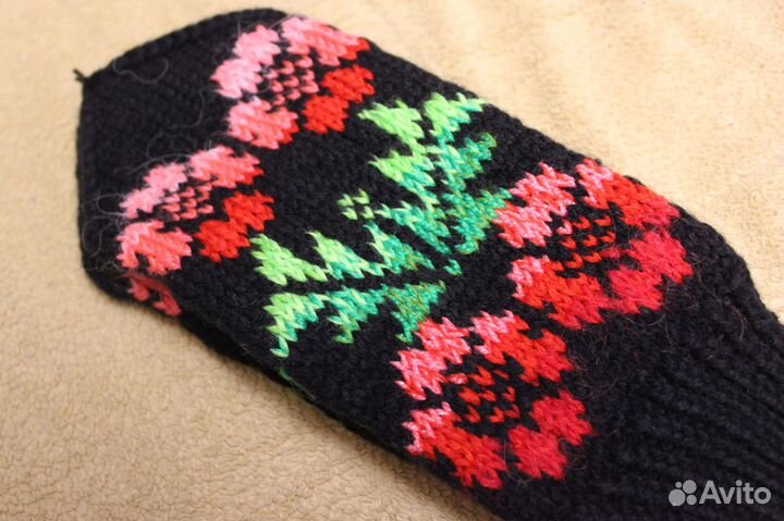 Варежки ручной работы
