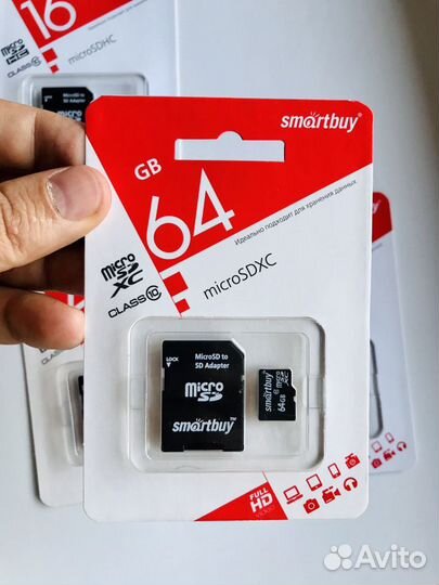 Карта памяти MicroSD 2,4,8,16,32,64GB