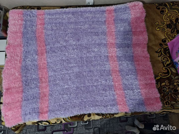 Одеяло вязаное новое