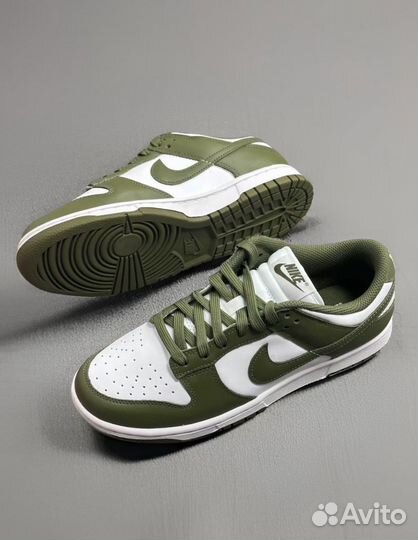 Кроссовки Nike Dunk Low Medium Olive оригинал
