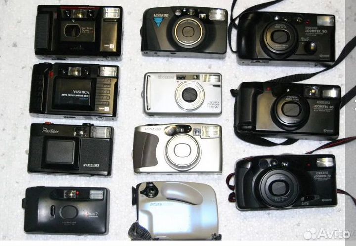 Фотоаппараты пленочные Olympus,Yashica,Canon,Fuji