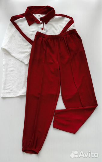 Костюм двойка рубашка и брюки