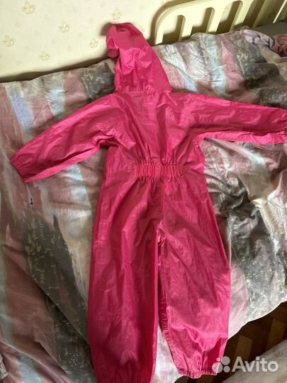 Комбинезон от дождя детский 4-5 лет на девочку