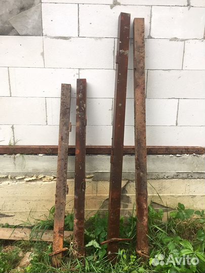 Ворота с калиткой распашные бу