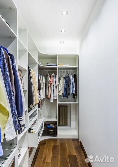 Гардеробная система на заказ по индивидуальному пр