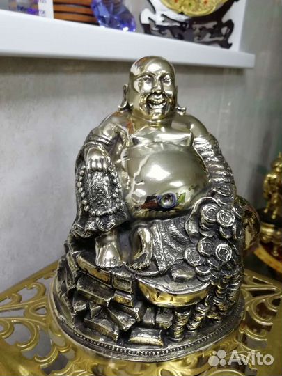 Хотэй. Антиквариат. Статуэтка. Бронза