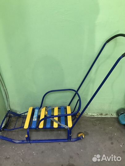 Детские санки с колесами