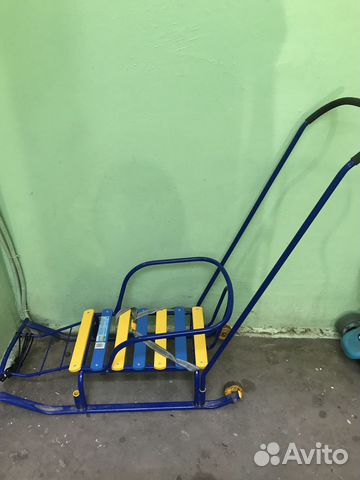 Детские санки с колесами