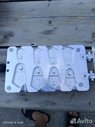 Формы для литья грузил