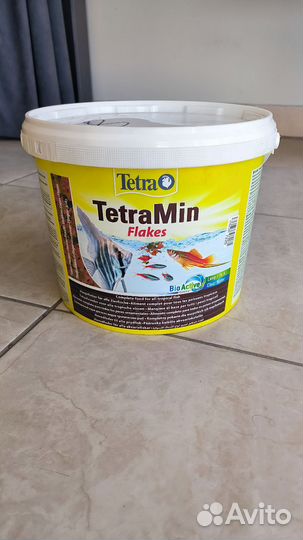 Корм для рыб Tetra min flakes 10 литров 2100г