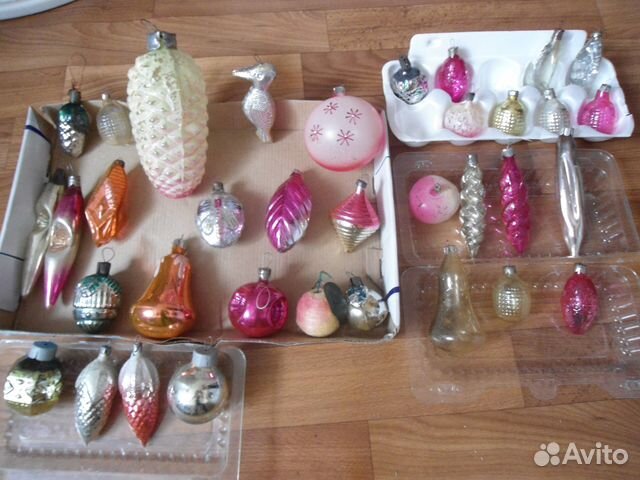 Ёлочные игрушки СССР