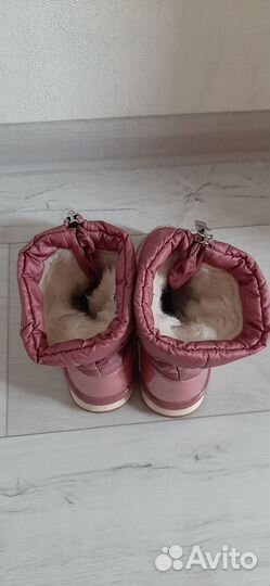 Сапоги зимние дутики для девочки