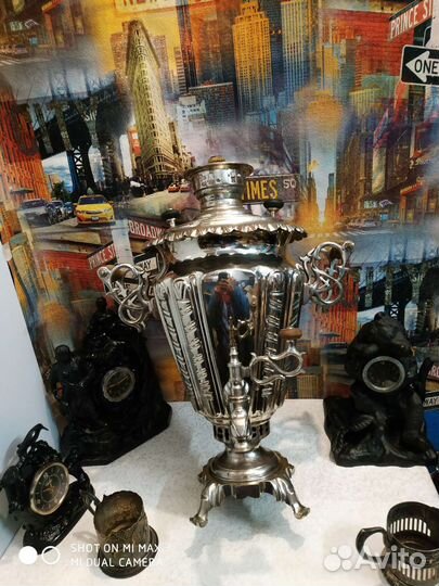 Самовар на дровах старинный редкой формы