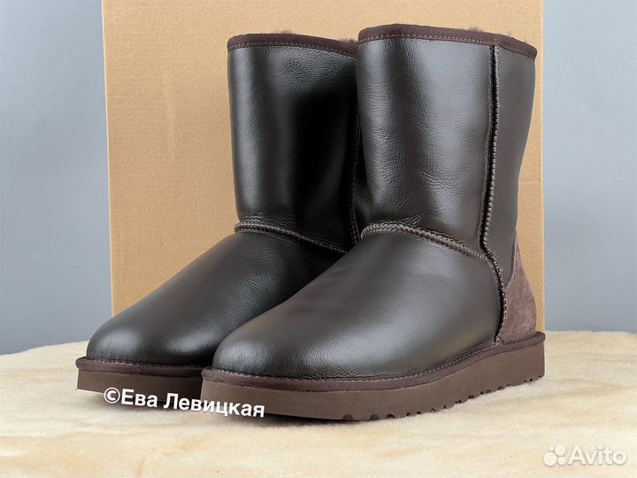 Угги мужские Ugg Mens Classic Short Metallic Choco