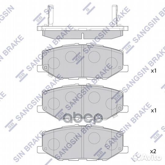 Колодки тормозные SP4426 Sangsin brake