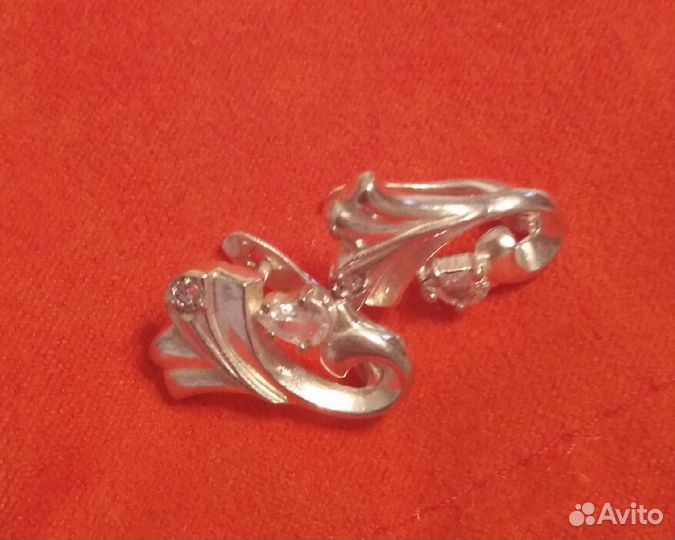 Серьги серебро 925