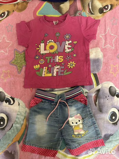 Пакет вещей на девочку 2-4 года