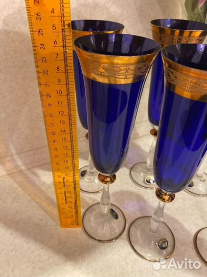 Бокалы Богемия Флюте Чехия