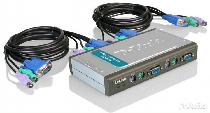 D-Link dkvm-4 4-портовый KVM-переключатель