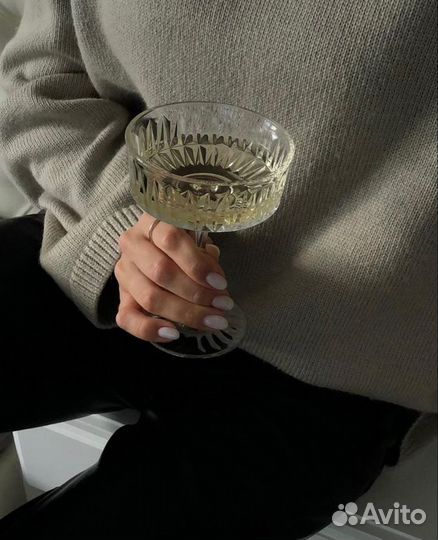 Эстетичные бокалы IKEA для вина, шампанского 2 шт