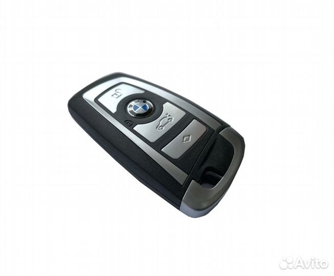 Чехол для ключа автомобиля BMW / бмв F серии металл blue