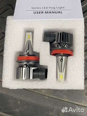 Светодиодные лампы led H8 (H9/H11/H16) яркие, стг