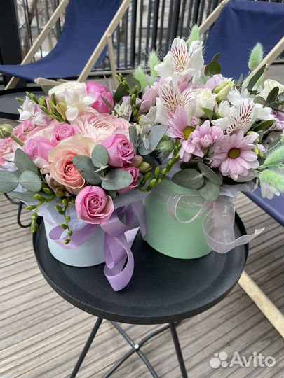 Коробка с цветами