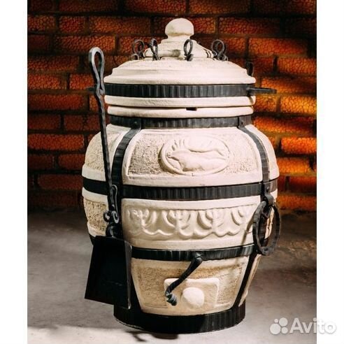 Тандыр Амфора с откидной крышкой