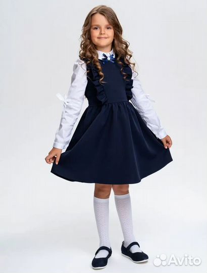 Сарафан школьный новый