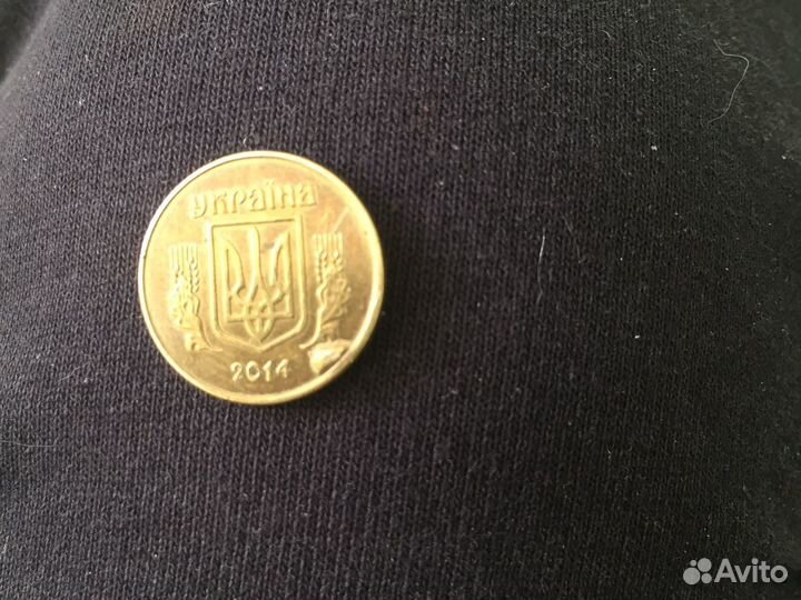 Монета 10 коп. Украина брак