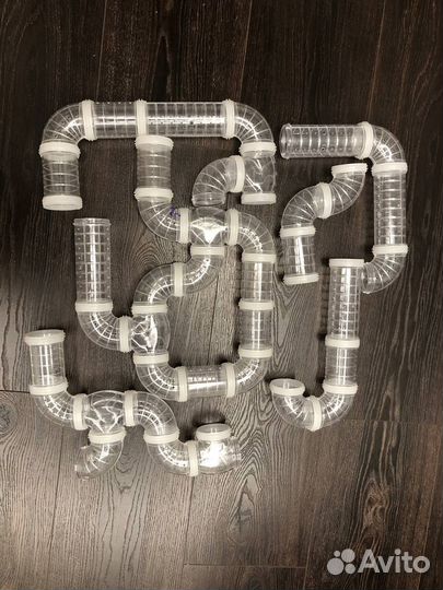 Клетка для хомяка с трубами