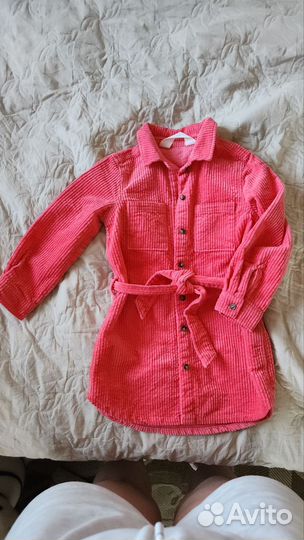 Платье вельвет h&m р. 86