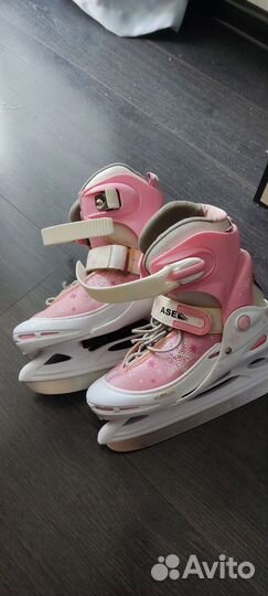 Коньки детские раздвижные 34 37