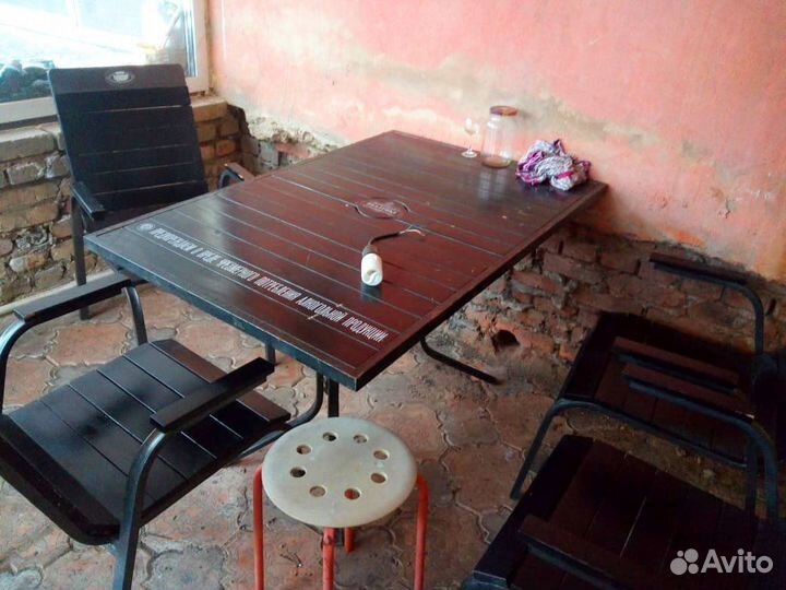 Обеденная группа для дачи или уличного кафе